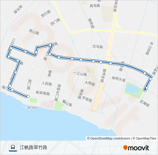 1701路 Bus Line Map