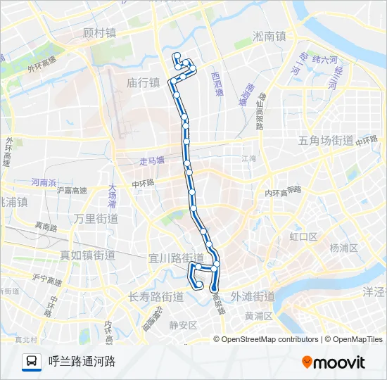 95路区间 Bus Line Map