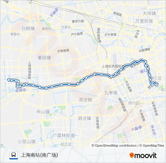 上朱线区间 Bus Line Map