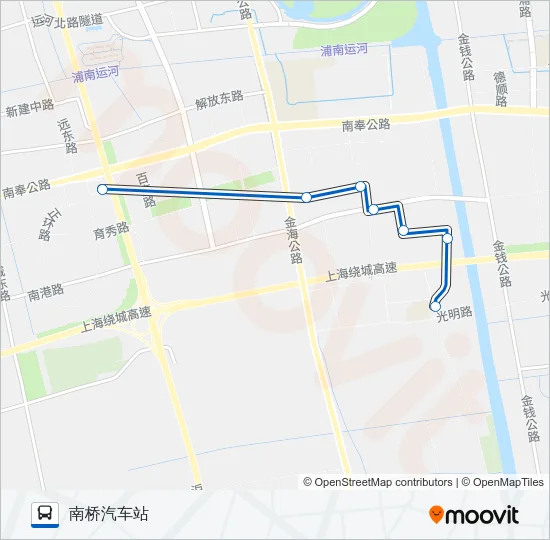 光明定班车 Bus Line Map