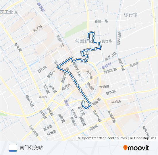 嘉定13路 bus Line Map