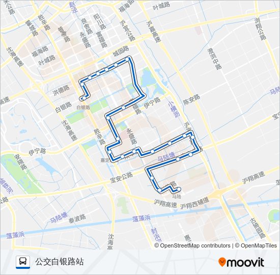 公交嘉定15路的线路图