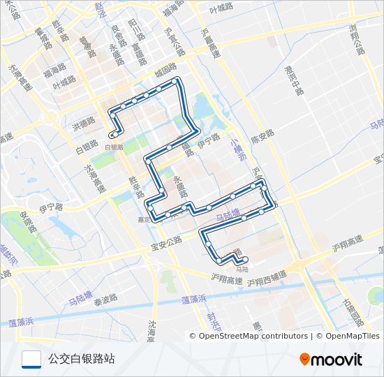 嘉定15路 bus Line Map