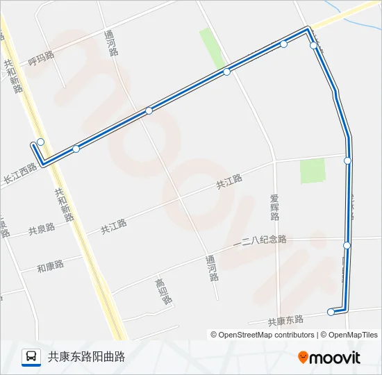 宝山17路 Bus Line Map