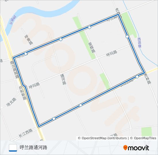公交宝山22路的线路图