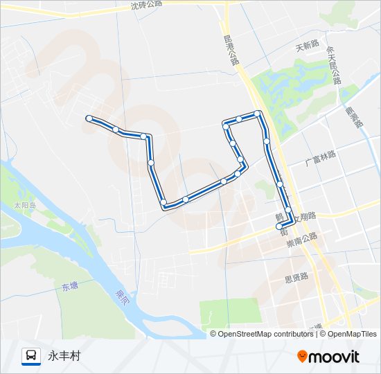松江82路 Bus Line Map