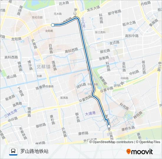 浦东26路 Bus Line Map