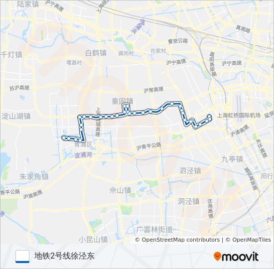 青凤徐专线 bus Line Map