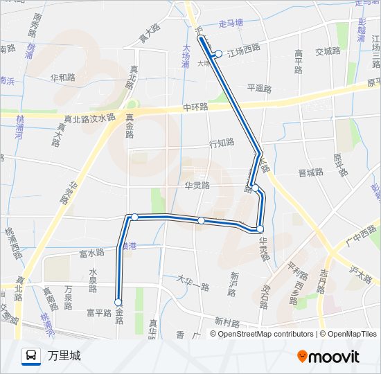 762路区间 Bus Line Map