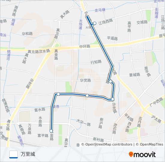 762路区间 bus Line Map