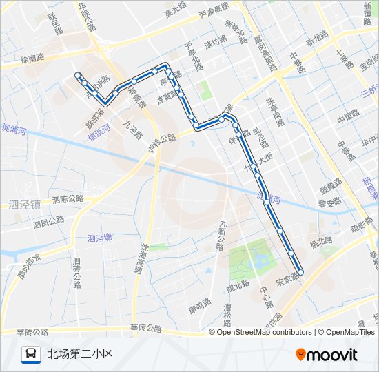 北场社区巴士 Bus Line Map