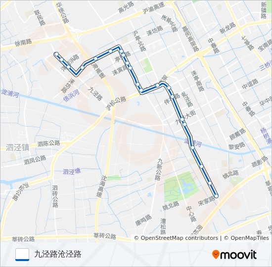 北场社区巴士 bus Line Map
