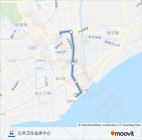 公交卫生中心定班路的线路图