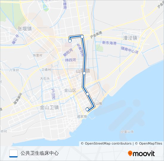 卫生中心定班 bus Line Map