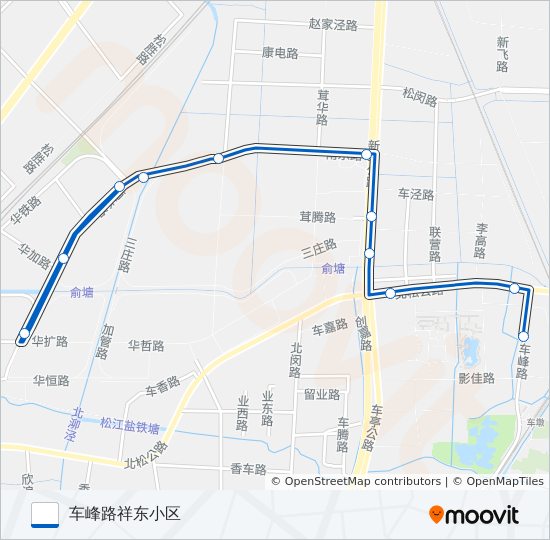 松江103路 bus Line Map