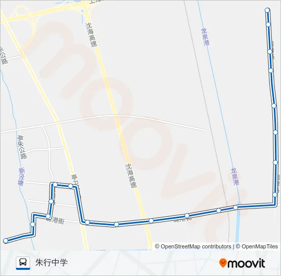 金山社区3路 Bus Line Map