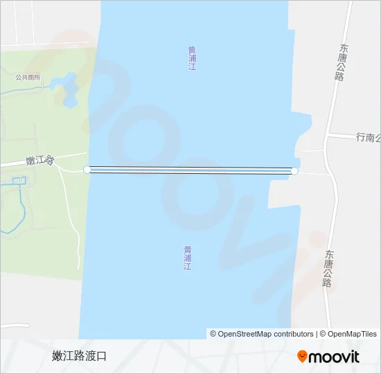 东嫩线 Ferry Line Map