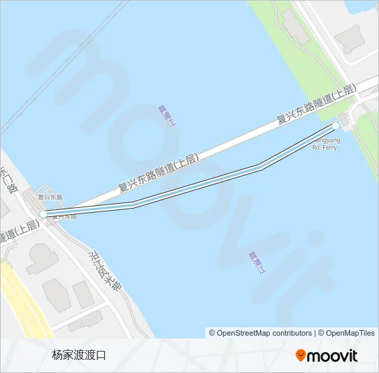 杨复线 Ferry Line Map