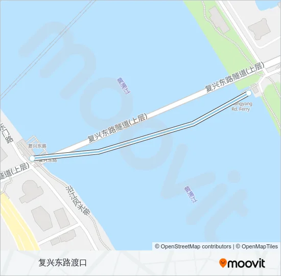 杨复线 Ferry Line Map