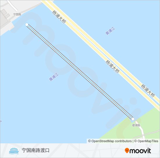 歇宁线 ferry Line Map
