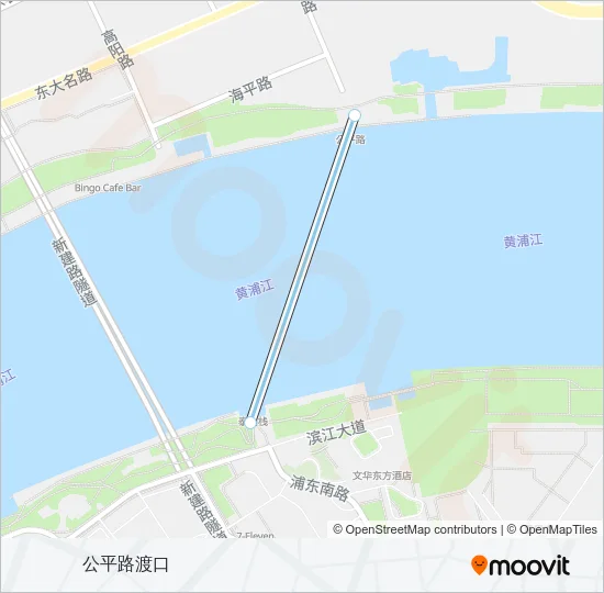 泰公线 Ferry Line Map