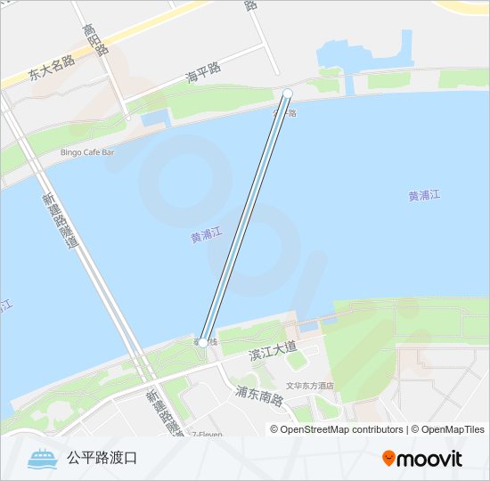 泰公线 ferry Line Map