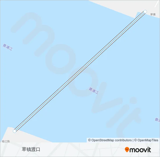 草临线 Ferry Line Map