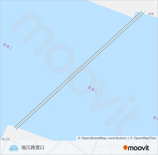 草临线 ferry Line Map