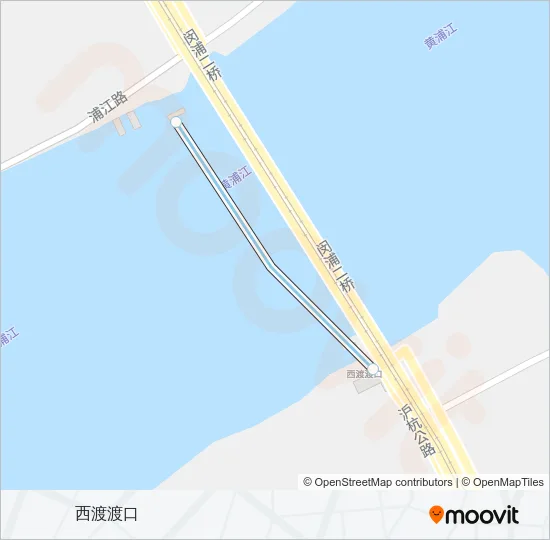 西闵线 Ferry Line Map