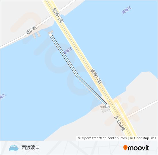 西闵线 ferry Line Map