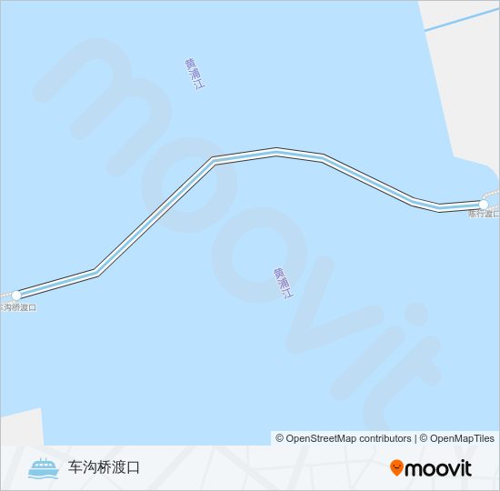 轮渡陈车路的线路图