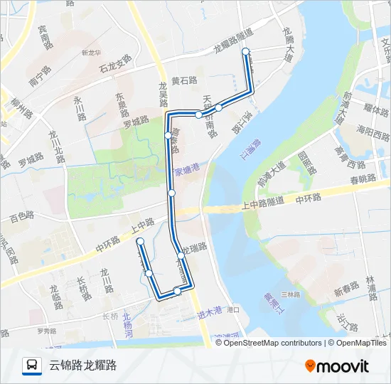 56路区间 Bus Line Map