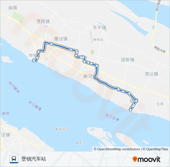南堡二线(临时) Bus Line Map