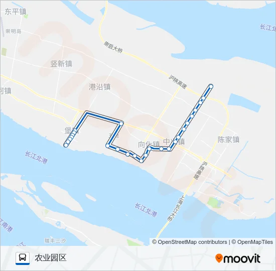 堡七线 (临时) Bus Line Map