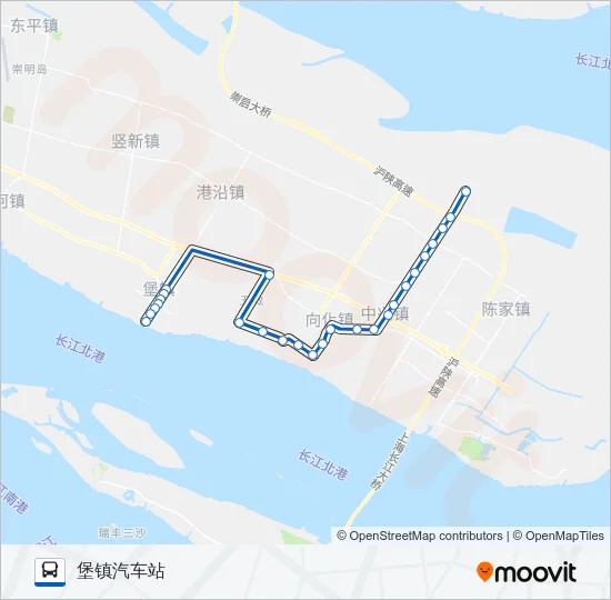 堡七线 (临时) Bus Line Map