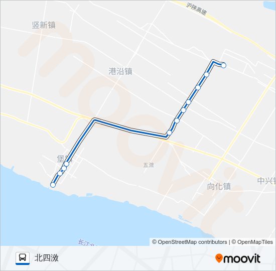 公交堡四 (临时)路的线路图