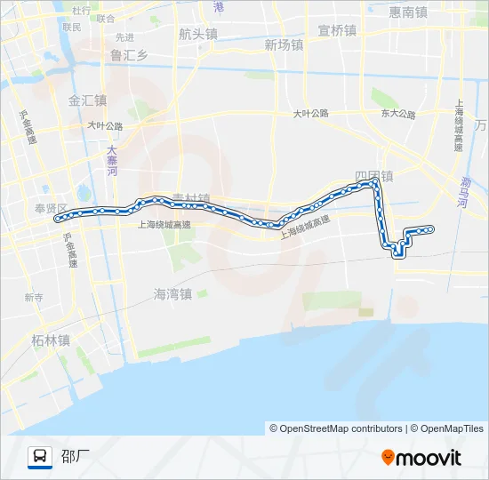 南邵线 Bus Line Map