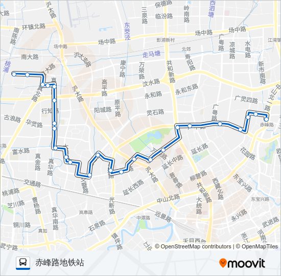 公交547路的线路图