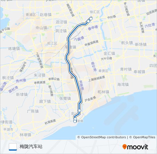 石梅线 bus Line Map