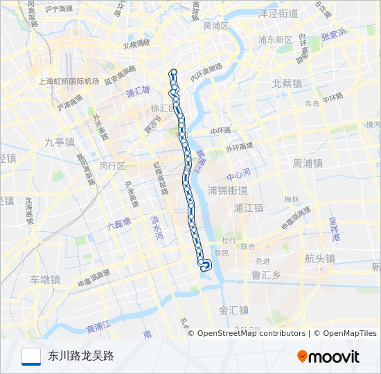 956路 bus Line Map