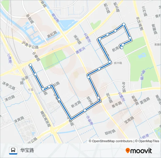 公交七宝2路的线路图
