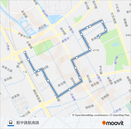 七宝2路 bus Line Map