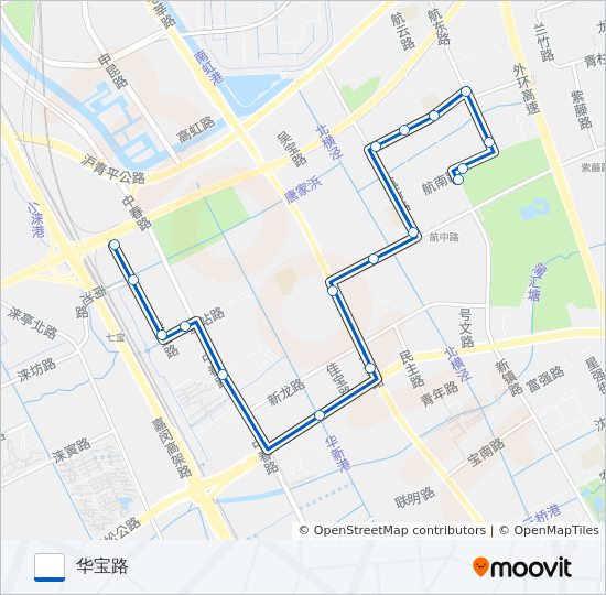 七宝2路 bus Line Map