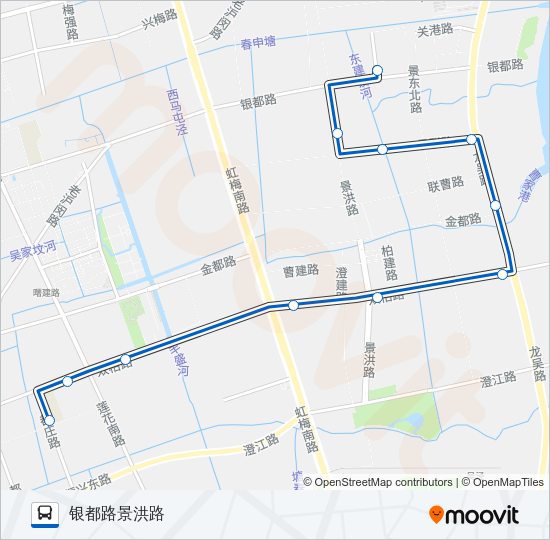 梅陇1路 Bus Line Map