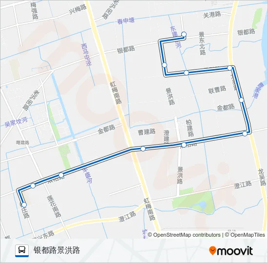 梅陇1路 Bus Line Map