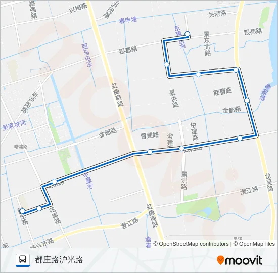 公交梅陇1路的线路图