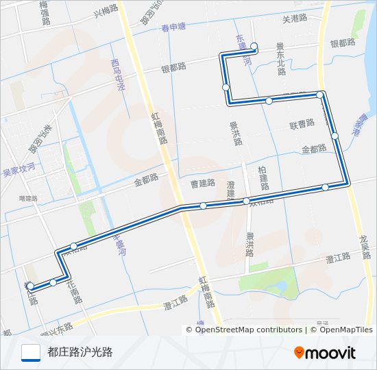 梅陇1路 bus Line Map