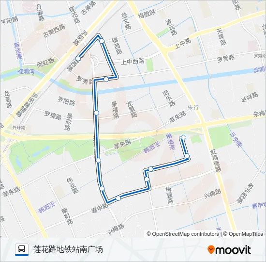 公交闵行3路的线路图
