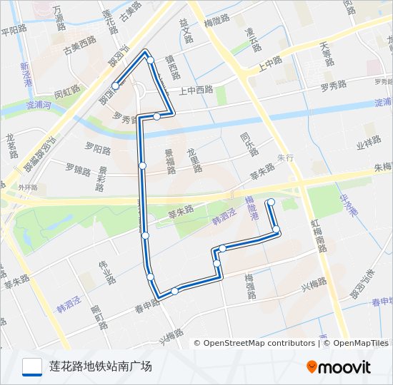 闵行3路 bus Line Map