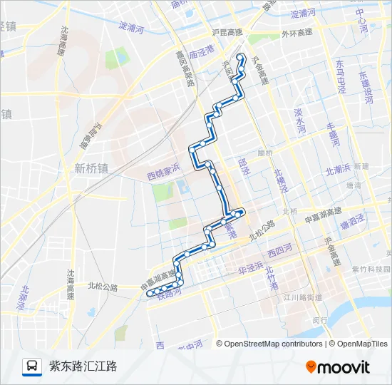公交闵行9路的线路图